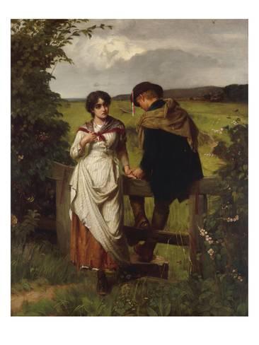 366x488 The Girl I Left Behind Me, C.1880 Giclee Print By William Holyoake - The Girl I Left Behind Me Painting