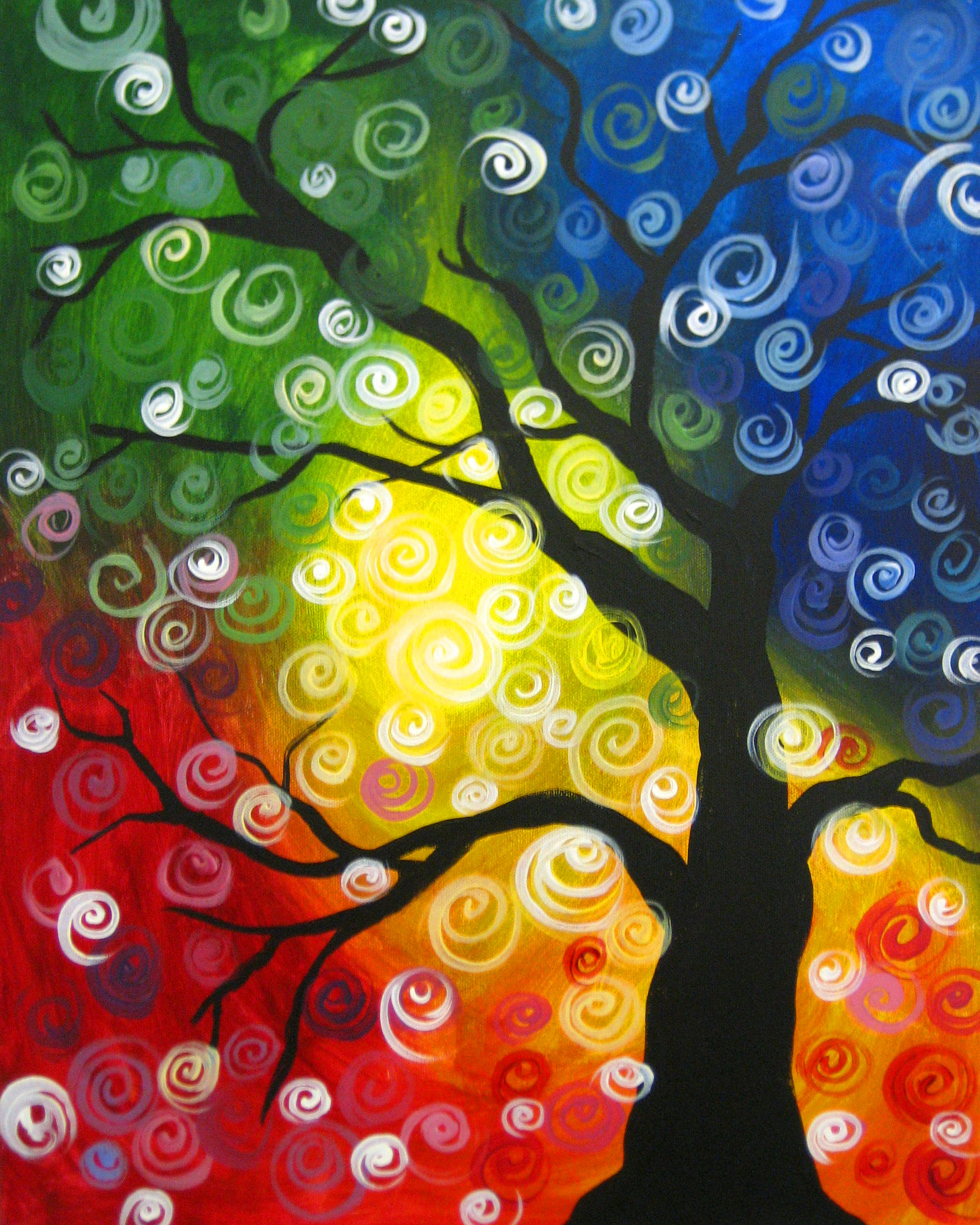 1869x2336 Adult Canvas Pickled Palette - The Giving Tree Painting