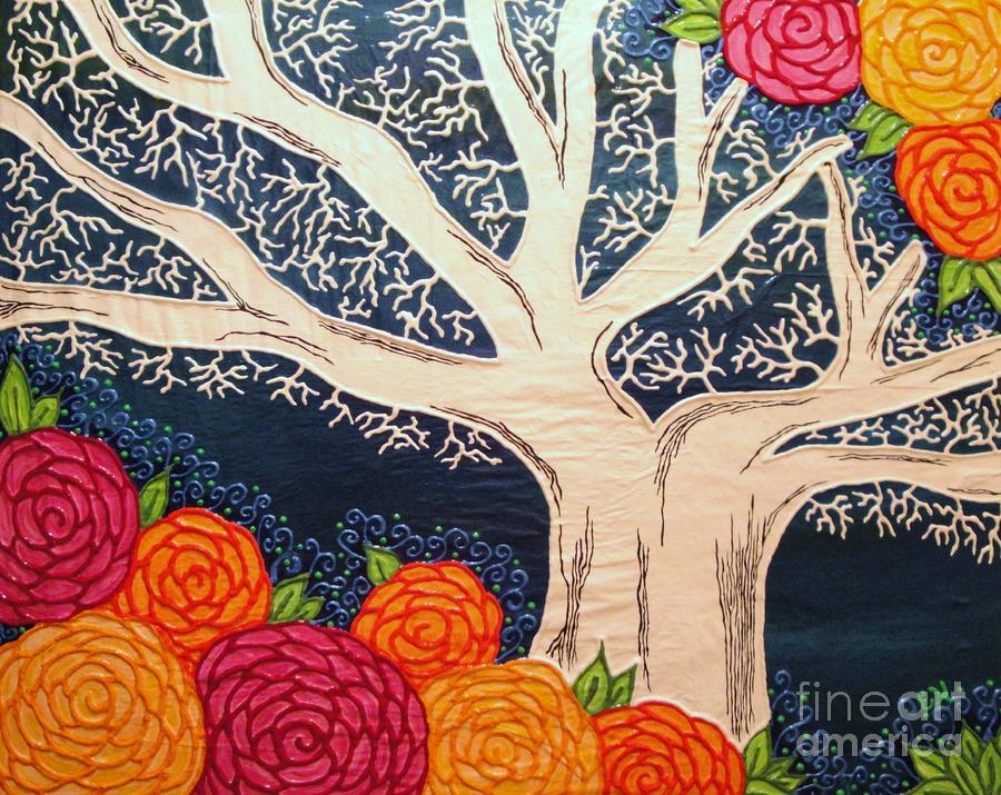 900x715 The Giving Tree Painting By Erica Ross - The Giving Tree Painting