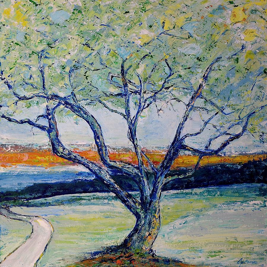 899x900 The Giving Tree Painting By Jo Gerrior - The Giving Tree Painting