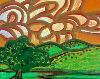 340x270 The Giving Tree Original Painting - The Giving Tree Painting