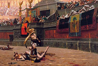340x229 Pollice Verso - The Gladiator Painting