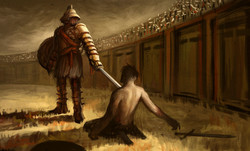 250x151 The Gladiator Paintings - The Gladiator Painting