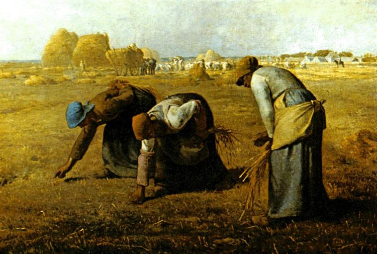 750x505 The Gleaners Painting By Jean Millet. - The Gleaners Painting