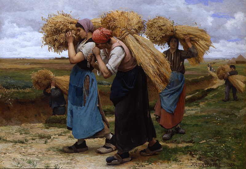 800x551 Jean Francois Millet's The Gleaners On Artex On Galleryintell - The Gleaners Painting