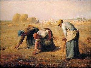 300x226 The Gleaners Millet Farmers In Field Canvas Art Print Ebay - The Gleaners Painting
