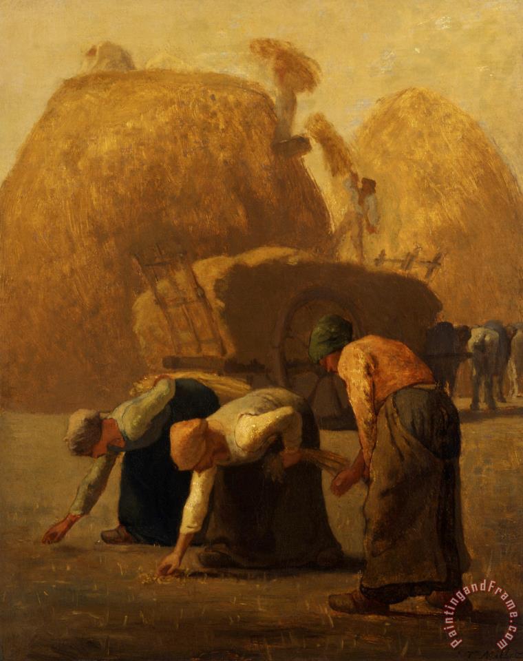 760x960 Jean Francois Millet Summer, The Gleaners Painting - The Gleaners Painting