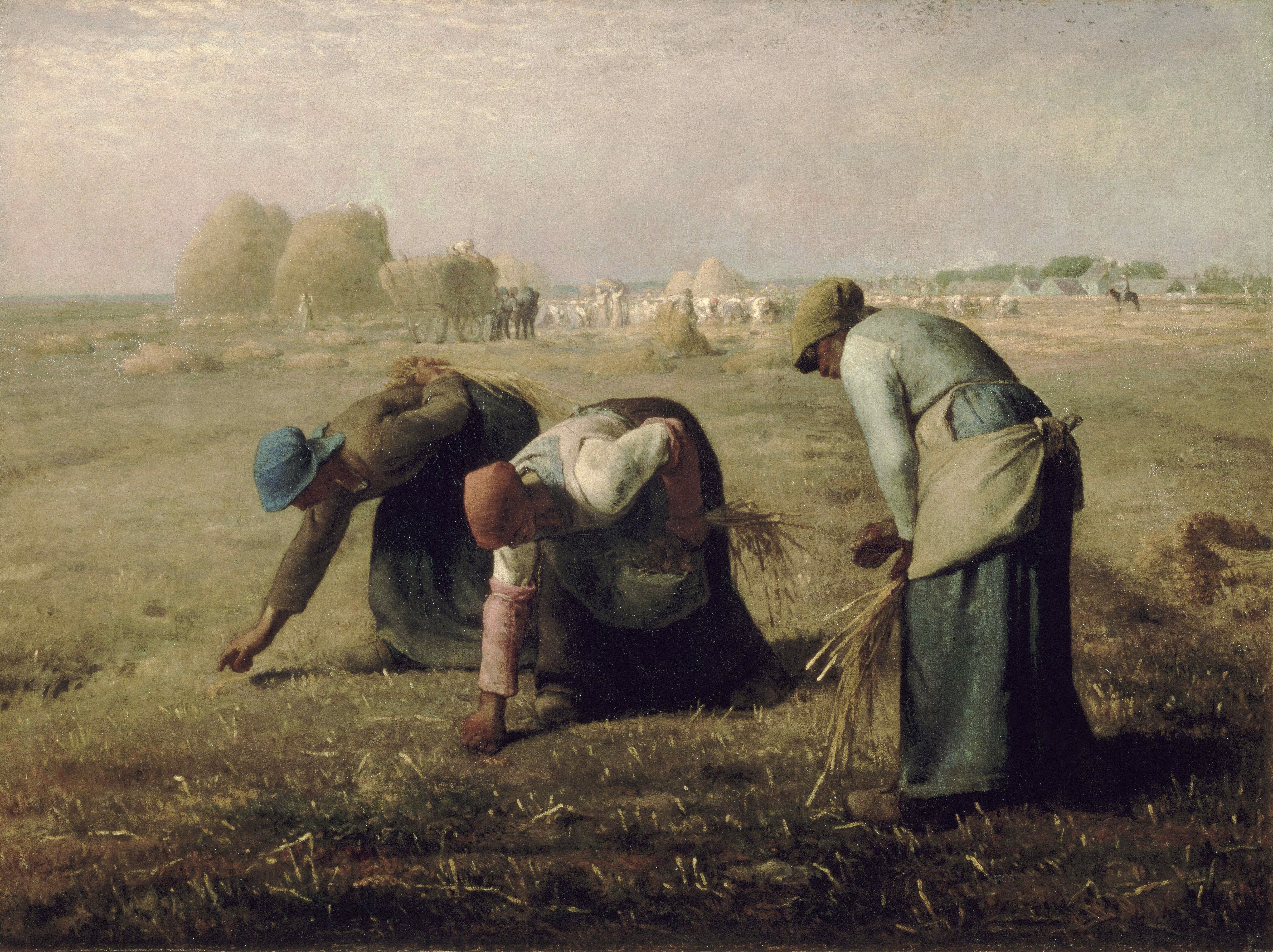 5354x4006 The Gleaners - The Gleaners Painting