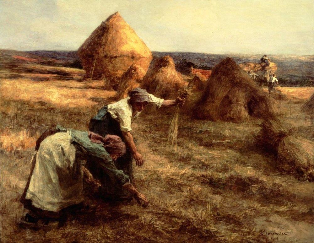 1000x774 The Gleaners 1 - The Gleaners Painting