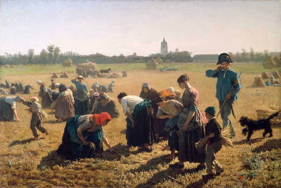 956x640 The Gleaners Painting Jules Adolphe Breton Oil Paintings - The Gleaners Painting