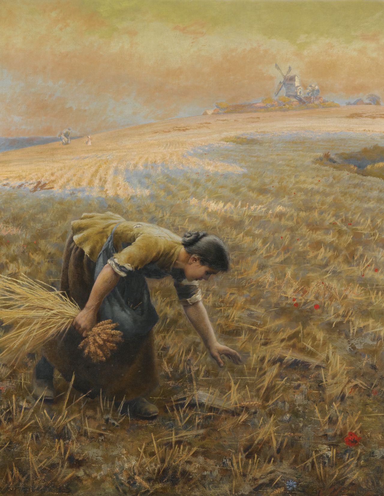 1280x1654 Arthur Foord - The Gleaning Painting