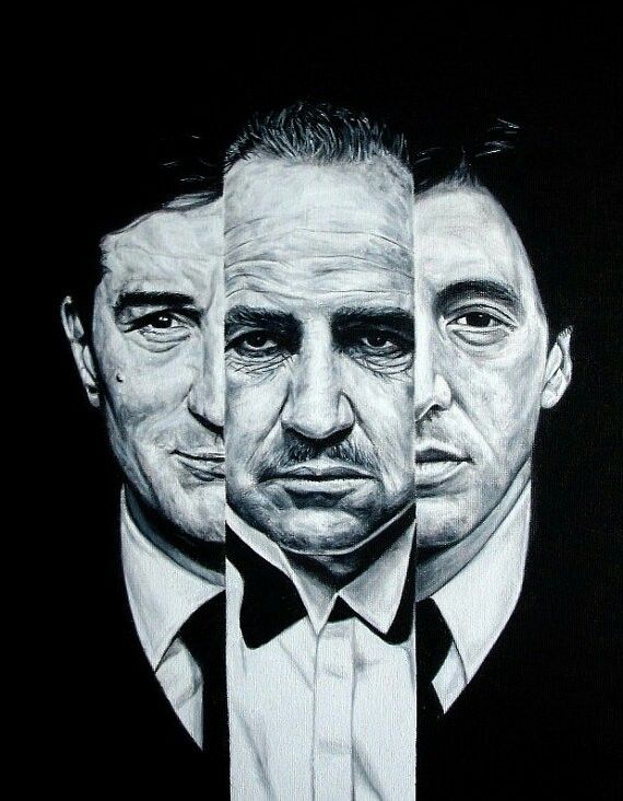 The Godfather Painting At Paintingvalley Com Explore Collection Images, Photos, Reviews