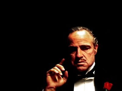 400x300 The Godfather Painting Wallpaper - The Godfather Painting