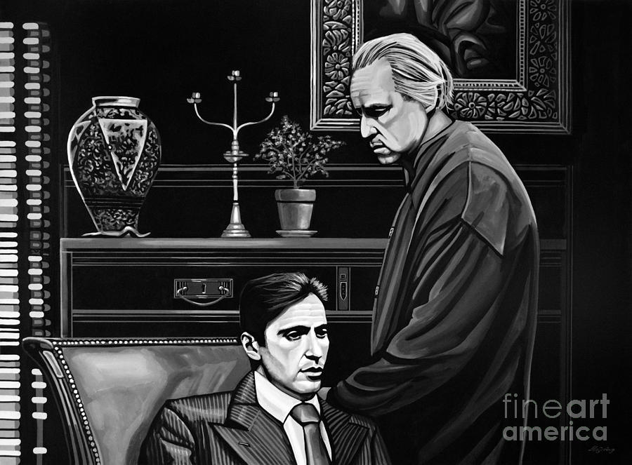 900x663 The Godfather Painting By Paul Meijering - The Godfather Painting