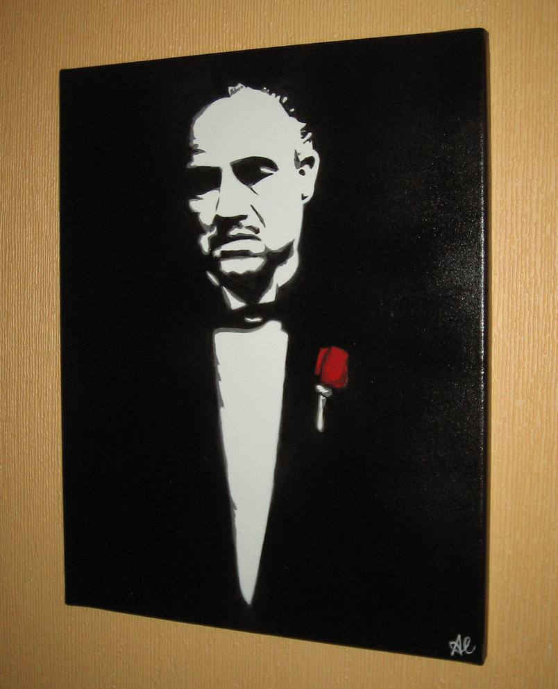 804x993 The Godfather Painting By Andy123321 - The Godfather Painting