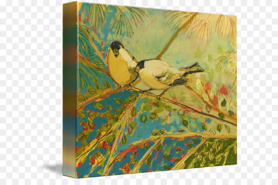 900x600 The Goldfinch Painting Finches Canvas Print - The Goldfinch Painting Print