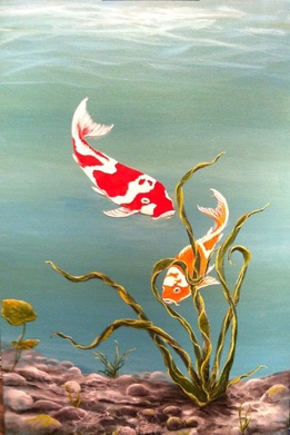 261x391 Blog For John Garland Tyson Artist - The Goldfish Painting