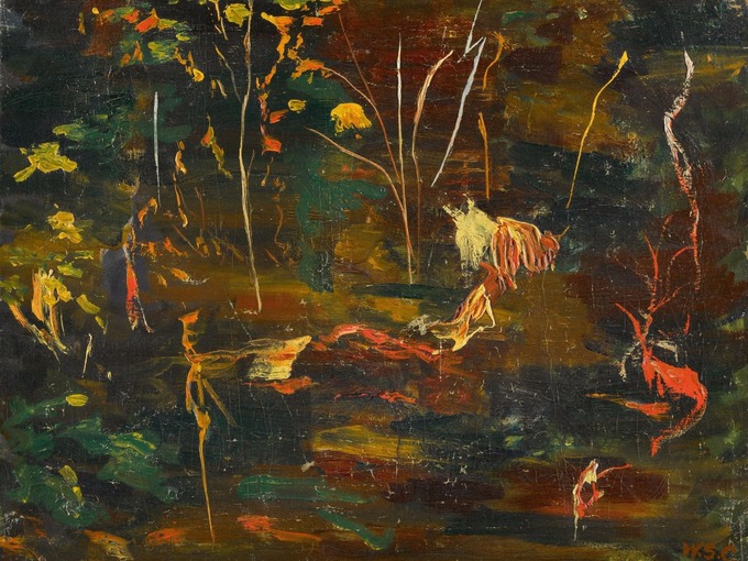 680x510 Churchill'S - The Goldfish Painting