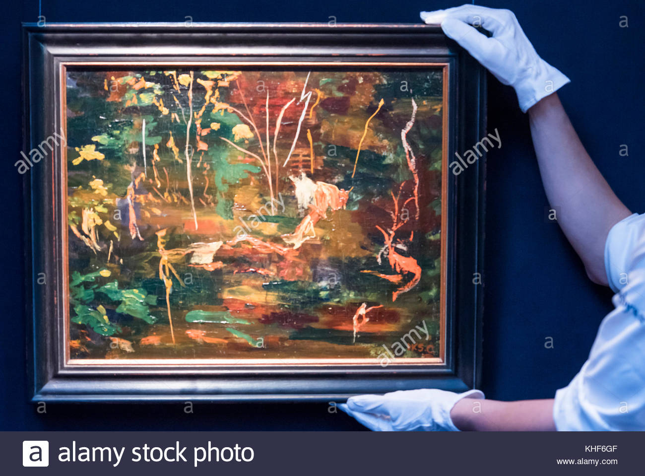 1300x959 London, Uk. 17th Nov, 2017. Sir Winston Churchill, The Goldfish - The Goldfish Window Painting