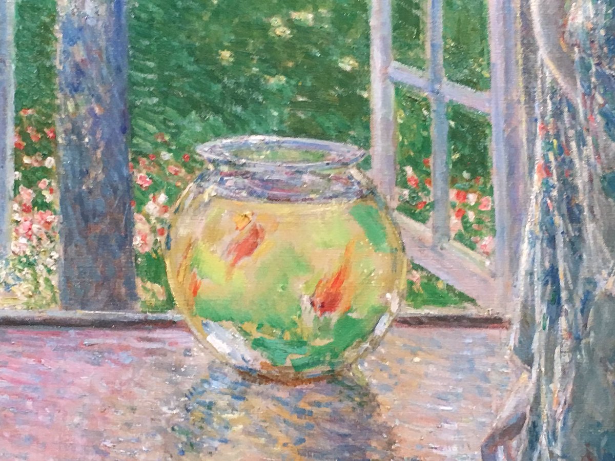 1200x900 Fah101 Hashtag On Twitter - The Goldfish Window Painting