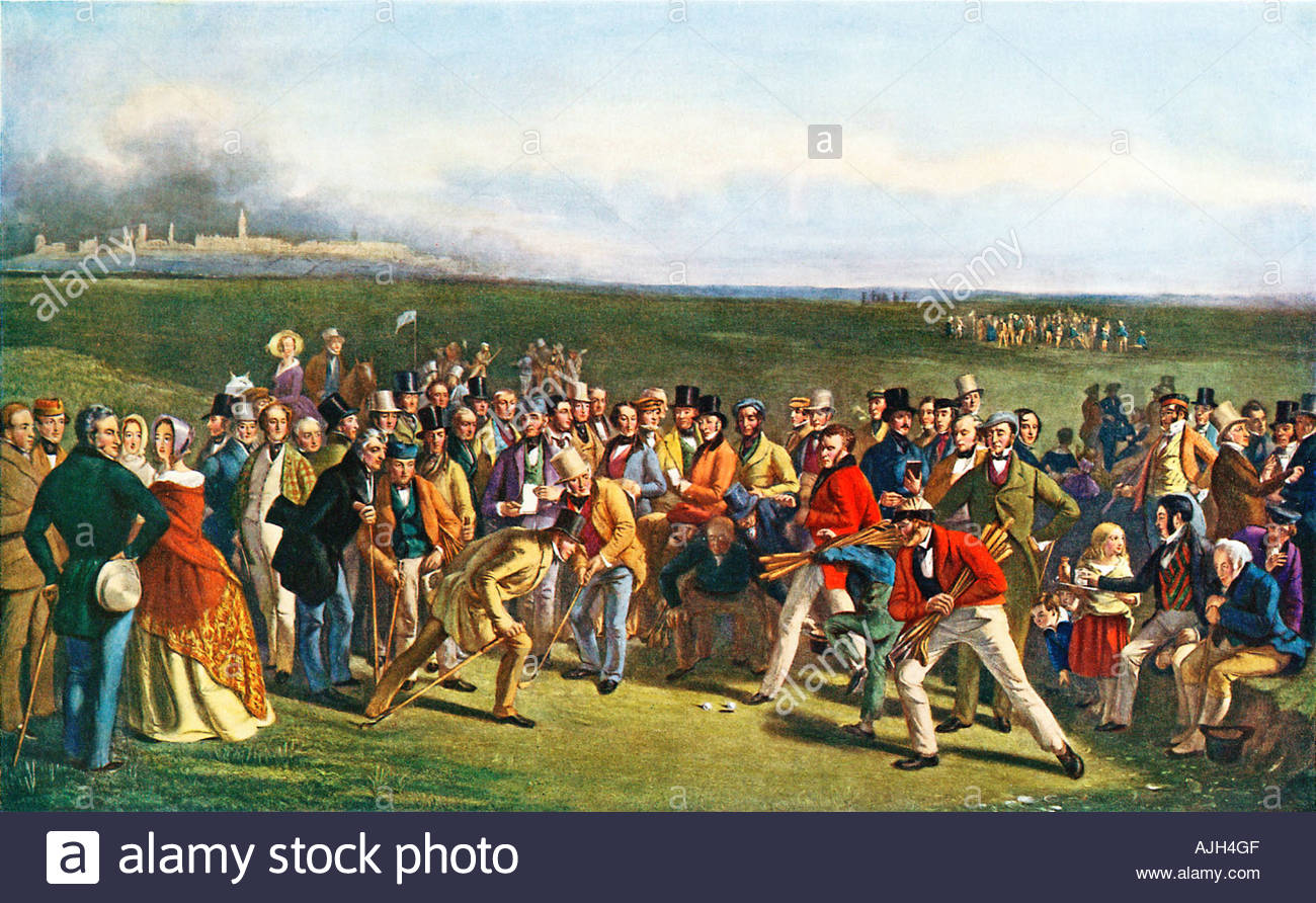 1300x892 The Golfers - The Golfers Painting