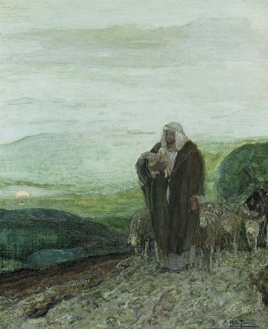 391x480 Good Shepherd - The Good Shepherd Painting