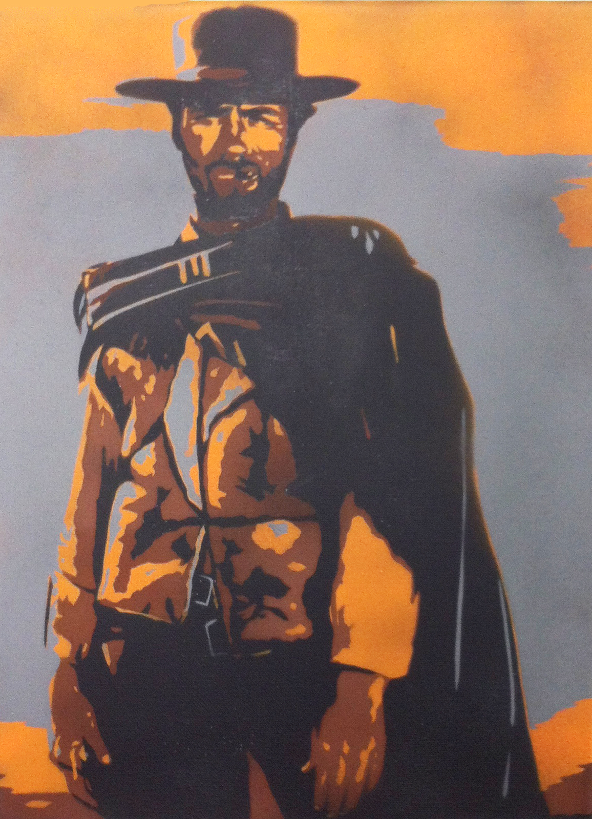 1156x1599 The Good, The Bad And The Spray Paint On Canvas By Me - The Good The Bad And The Ugly Painting