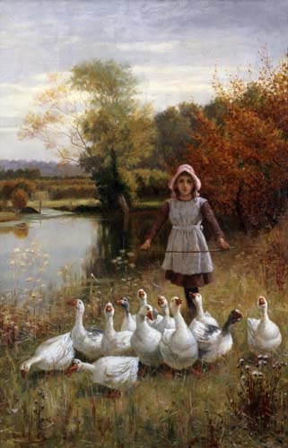 321x500 The Goose Girl - The Goose Girl Painting