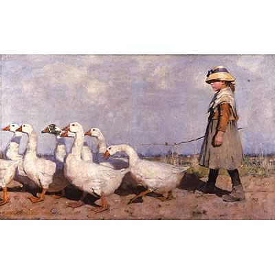 400x400 Aberdeen Quest - The Goose Girl Painting