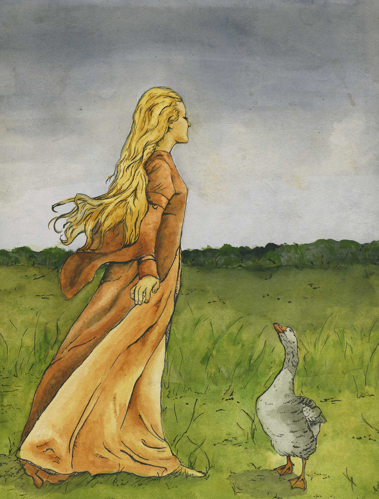 779x1026 The Goose Girl By Mandielarue - The Goose Girl Painting