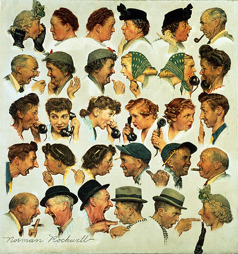 469x500 Norman Rockwell Museum Welcomes Back Norman Rockwell'S - The Gossips Painting