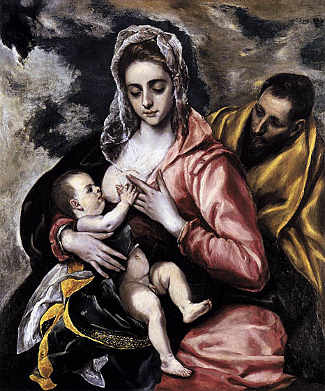 466x560 El Greco - The Great Physician Painting