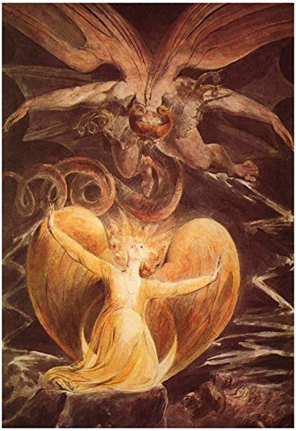 The Great Red Dragon Painting