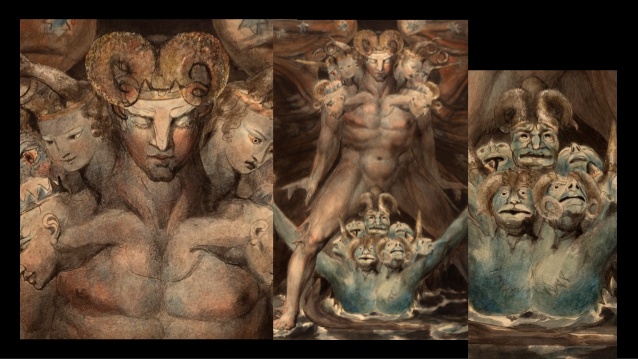 638x359 Blake, William, Featured Paintings In Detail (2) - The Great Red Dragon Painting