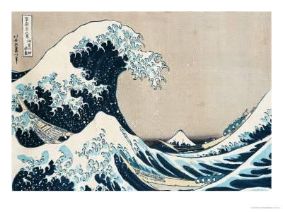 400x300 The Great Wave Off Kanagawa, From The Series 36 Views Of Mt. Fuji - The Great Wave Off Kanagawa Painting