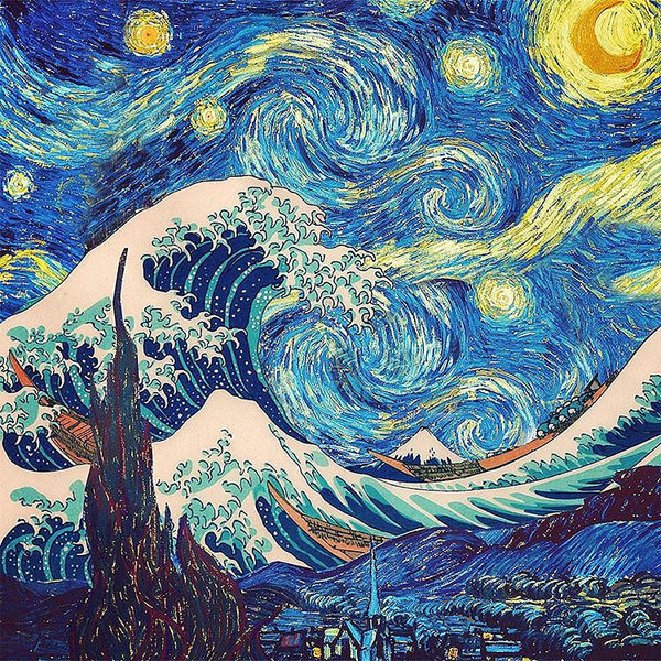600x600 The Great Wave Off Kanagawa - The Great Wave Off Kanagawa Painting