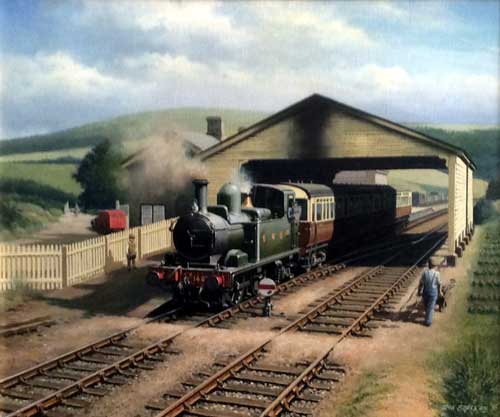 500x417 Original Paintings By Don Breckon, Artist - The Great Western Railway Painting