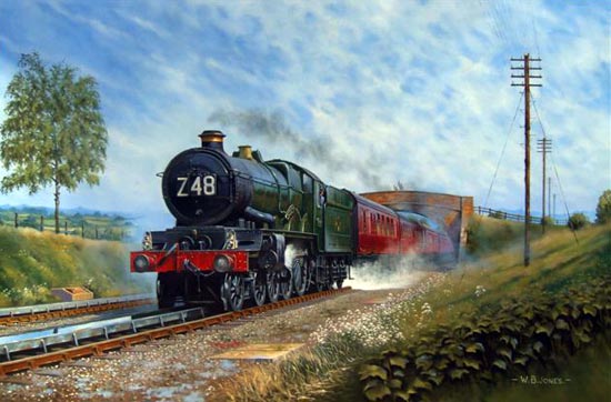 550x362 Railway Paintings By Wynne B Jones Artist From North Wales - The Great Western Railway Painting