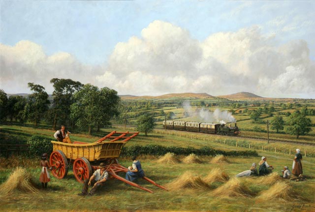 640x432 The Much Wenlock Branch Line In The 1890s - The Great Western Railway Painting