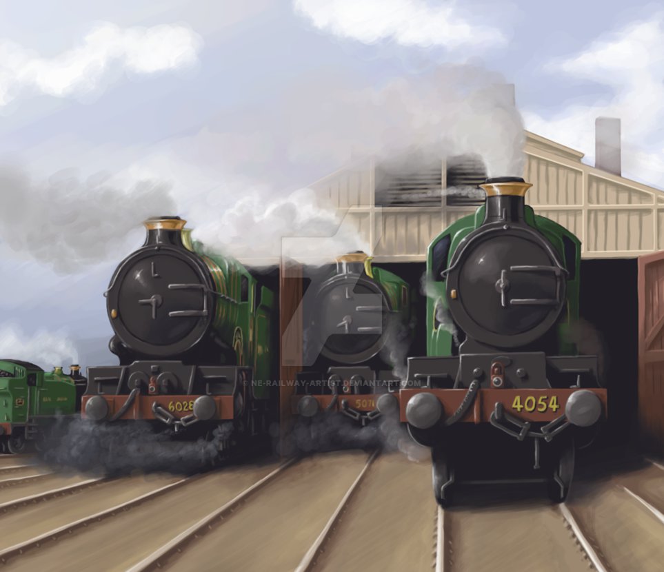 963x830 Great Western Glory By Ne Railway Artist - The Great Western Railway Painting