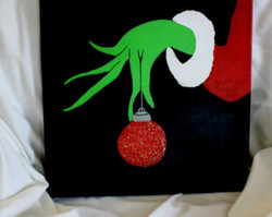 250x199 Grinch Paintings - The Grinch Painting