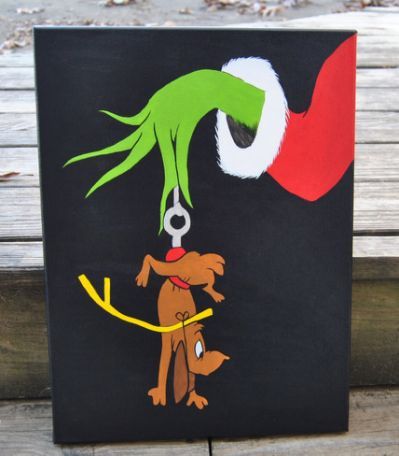 399x456 How The Grinch Stole Christmas Art Grinch Stole - The Grinch Painting