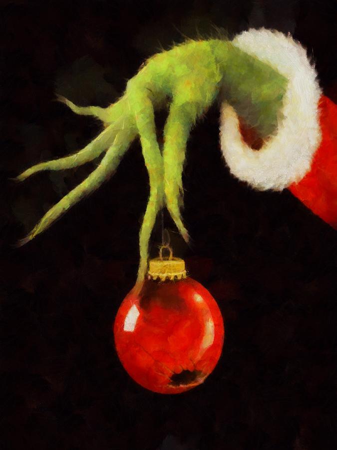675x900 How The Grinch Stole Christmas Painting By Dan Sproul - The Grinch Painting