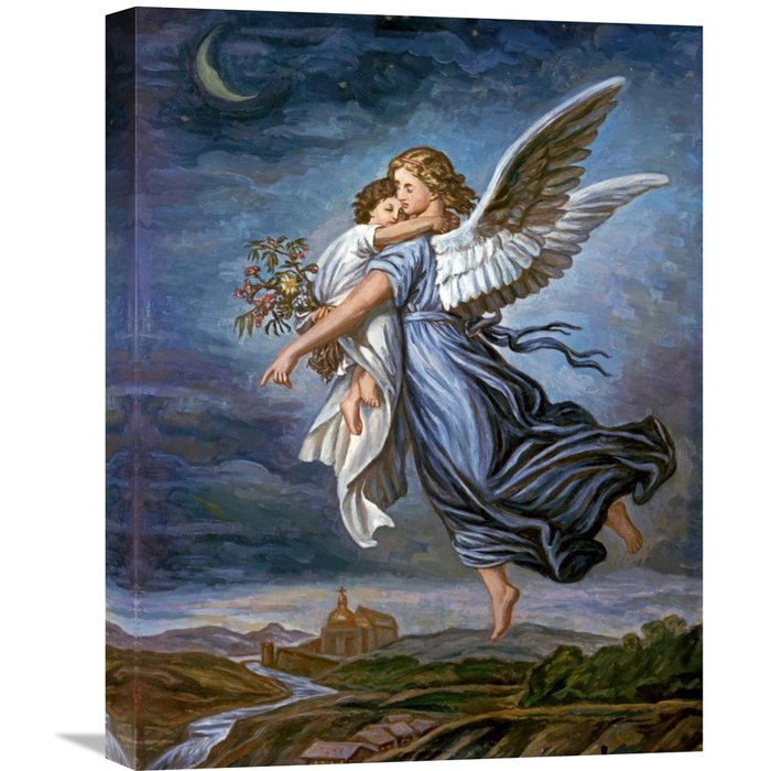 700x700 Global Gallery - The Guardian Angel Painting