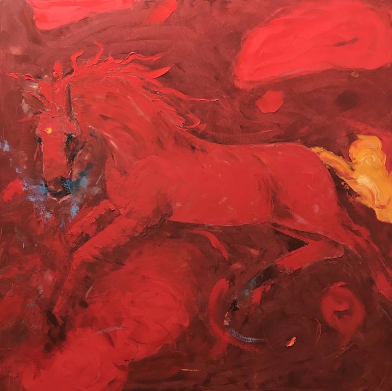 770x768 Saatchi Art The Guardian Painting By Cydette Vikander - The Guardian Painting