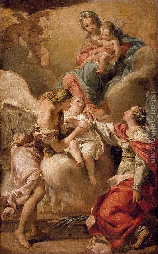 650x1046 St Giustinad The Guardiangel Commending The Soul - The Guardian Painting