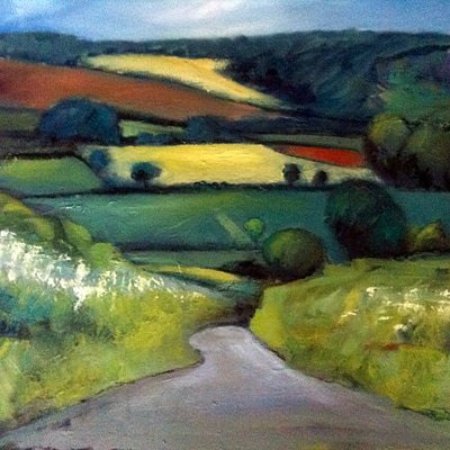 450x450 Painting By Liz Allchin - The Guild Painting