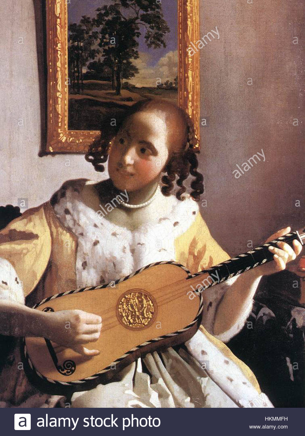 973x1390 Johannes Vermeer - The Guitar Player Painting
