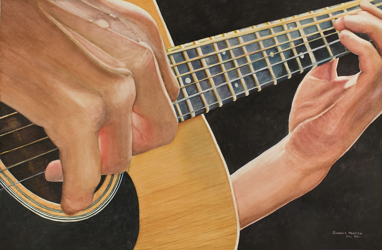 1600x1046 The Canvas Guitar Player - The Guitar Player Painting
