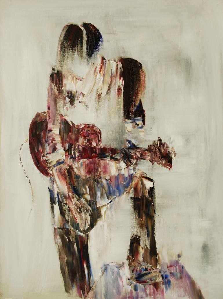 770x1031 Saatchi Art The Guitarist Painting By Aleksandr Dudorov - The Guitarist Painting